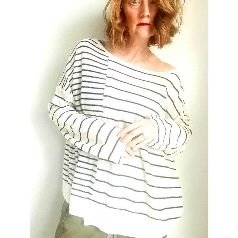 Striped Crew Neck Sweater